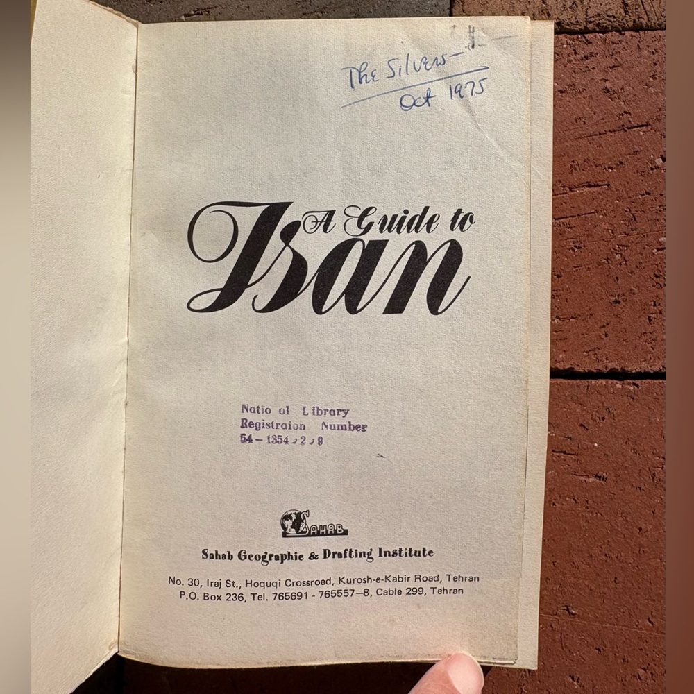 1975 Sahab A Guide to Iran Tehran Maps Kurds Travel Middle Eastern Mosque - Picture 12 of 15